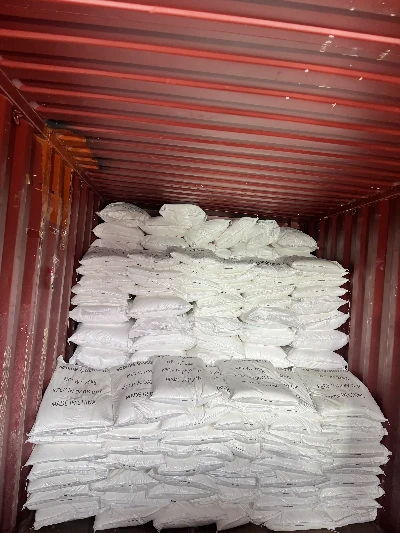 Sodium gluconate bags stacked inside the 20GP container during loading. Sodium gluconate bags stacked inside the 20GP container during loading.