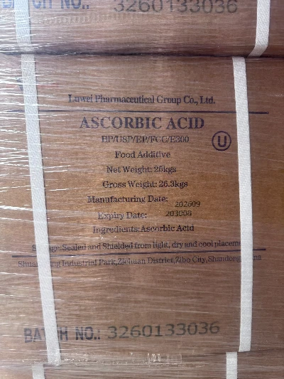 Cartons of ascorbic acid prepared for the mixed-product shipment to Jebel Ali. Cartons of ascorbic acid prepared for the mixed-product shipment to Jebel Ali.